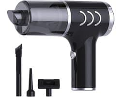 Draadloze Handstofzuiger - Compacte Schoonmaker - Auto en Huis Reinigen - Krachtige Motor 44000 RPM - 20 x 15 cm