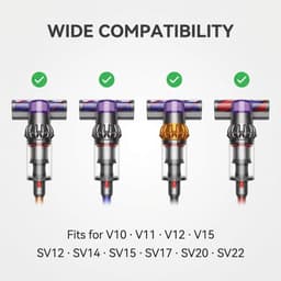 TEKROA® Oplader Geschikt voor Dyson V10 / V11 / V12 / V15 - stofzuiger - Vervangende oplader - 1,8 m - Stofzuiger Stroomadapter — thumbnail 2