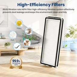 26-delige accessoires geschikt voor Roborock QV 35A/QV 35S/QREVO L/QR798/QR598 robotstofzuiger - 2 hoofdborstels, 4 HEPA-filters, 6 dweilpads, 6 zijborstels, 6 stofzakken, 1 schroevendraaier, 1 reinigingstool — thumbnail 4