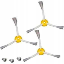 Rosfix Zijborstel Vervanging - TPR Nylon, 3 Stuks Set - Met Montagebouten - Geschikt voor iRobot Roomba — thumbnail 1