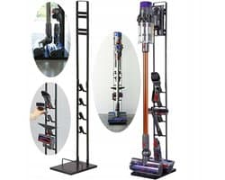 Rosfix Houder Vloerstand Metalen Basis 4 Houder voor Mondstukken - 22x29cm, 127cm - Geschikt voor Dyson