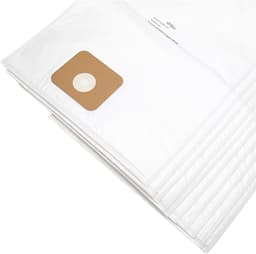 vhbw 10x stofzakken, compatibel met Nilfisk Multi 20 Inox, 20, 30, 20T Inox, 30 Inox, 30T, 30T Inox, 20CR, 20T stofzuigers – 41 cm x 27,5 cm wit — thumbnail 1