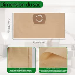 Stofzuigerzakken voor Parkside PWD 20 C3 465627_2404 — thumbnail 5