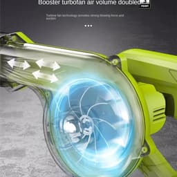 Luchtblazer - Stofzuiger - Werkplaats Reinigen - Krachtige koperen motor - 2000 Gram - One Color — thumbnail 2