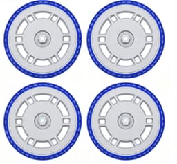 4 stuks Vervangende dweilhouder - Voor ECOVACS T30 PRO OMNI/T30S PRO/YEEDI M12 Pro+ Robot Stofzuiger Accessoire Mops Pad Plaat Houder — thumbnail 1