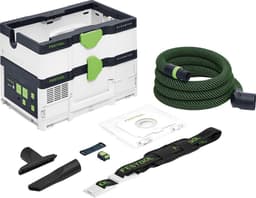 Mobiel Systeem - Stofzuiger Container - Werkplaats Stofvrij - Draadloze Werking - 39x29x30cm - Grijs — thumbnail 1