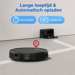AIRROBO P30 - Robotstofzuiger - voor nat en droog gebruik-met dweilfunctie-krachtige zuigkracht van 3000 Pa-Ondersteunt wifi/app/spraakbesturing-voor dierenharen en harde vloeren — thumbnail 3
