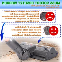 Vervangingsonderdelen voor Dyson Stofzuiger: Balwiel en Stofzuigerkop Aansluiting voor V10, V11, V15, G5 - Hoogwaardige Accessoires voor Efficiënte Reiniging en Onderhoud — thumbnail 3