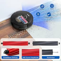 28-delige accessoireset voor Roborock S8 Pro Ultra robotstofzuiger - 2 hoofdborstels, 6 stofzakken, 6 dweilpads, 4 HEPA-filters, 6 zijborstels, 2 reinigingsaccessoires - PromoHome — thumbnail 2