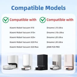 14 stuks stofzakken voor Dreame L10s Ultra / L10 Ultra / L20 Ultra /S10/S20, compatibel met Xiaomi X10+ / X20+/X10/X20/L10/M40 stofzak vervangende stofzuigeraccessoires (3,2 l grote capaciteit) — thumbnail 2