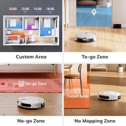 ILIF, Robotstofzuiger V20 met 5000 Pa Zuigkracht en LiDAR Navigatie – Slimme Draadloze Stofzuiger met App en Automatisch Opladen — thumbnail 4
