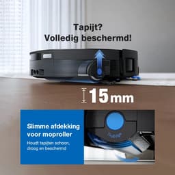 ECOVACS DEEBOT X12 OmniCyclone Robotstofzuiger – FocusJet 46.000 Pa vlekbehandeling – Herbruikbare stofbak – PowerBoost snelladen– 22.000 Pa zuigkracht – OZMO Roller 3.0 – ZeroTangle 4.0 – AIVI 3D 4.0 – 75°C heet water – 1.000 m² — thumbnail 2