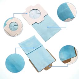12 xStofzuigerzakken, Geschikt voor papieren filters, Geschikt voor Makita stofzuigeraccessoires, volautomatische oplaadbare handstofzuiger/dweilcombinatie. — thumbnail 1