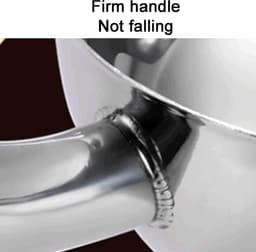 Roestvrijstalen Stoffer - Handveger Set - Vloeren Schoonmaken - Verstevigd Handvat - 24 cm Lengte - Zilver — thumbnail 3