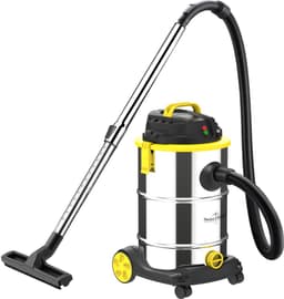 Swiss Haus® WDVC30 Nat & Droog Stofzuiger - 30L - 1200W Nat- en Droogzuiger - RVS Ketel - HEPA Filtersysteem - Blowerfunctie - Waterafvoer - Industriële Bouwstofzuiger voor Garage, Werkplaats & Auto - Lugano Collection — thumbnail 1