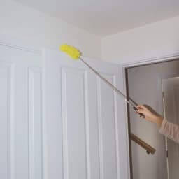 Kleine Grote Duster - Stofdoek Telescopisch - Hoge Oppervlakken - Draaibare Microvezelkop - Uitschuifbaar 62cm - Blauw — thumbnail 1