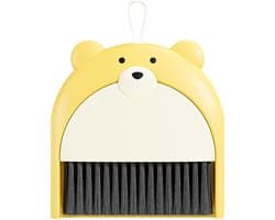 Mini bezem stoffer - Kleine reiniger - Bureau schoonmaken - Compact en handig - 18x23.5 cm