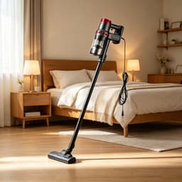 HEPA filter steelstofzuiger met kabel en grote stofbak 11000Pa zuigkracht verwijdert haren en fijnstof van tapijt en vloeren Ideaal voor allergieën en huisdieren — thumbnail 3