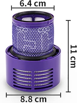 2 x HEPA filter geschikt voor Dyson V10 Sv12 stofzuiger Total Clean, Parquet, Motorhead, Animal wasbaar steelstofzuiger DY-969082-01 - Promessa-Solutions — thumbnail 2