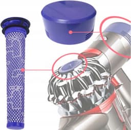 1 X Vervangende filter Geschikt voor stofzuiger Dyson V8, V7, vervanging voor het filter DY-967478-01 + DY-965661-01. Een vervanging die net zo goed is als het origineel. — thumbnail 3