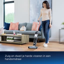 BISSELL CrossWave HF3 Select Draadloze Steelstofzuiger met Dweilfunctie - 2 in 1 Stofzuiger & Dweil - Vacuum Cleaner Zonder Zak op Accu - Lichtgewicht Vloerreiniger - Reinigingsmachine voor Harde Vloeren - tot 25 Minuten Gebruiksduur - 3639N — thumbnail 4