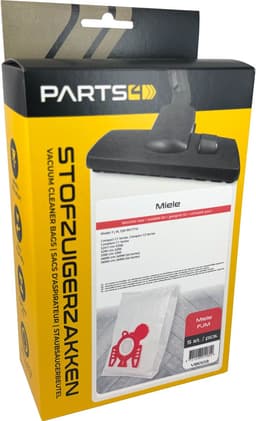 5 Stofzuigerzakken PARTS4® geschikt voor Miele FJM | Passend in o.a. Complete C1, Compact C1 & Compact C2, S241, S290, S300, S500, S700, S4 (S4000 > S4999), S6 (S6000 > S6999), 9917710, MI30, NR57+ — thumbnail 1