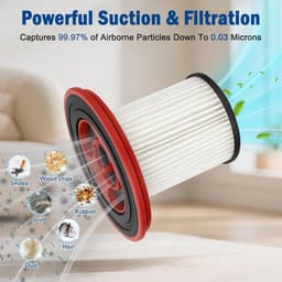 Vervangingsfilter - geschikt voor Bosch Unlimited Series 7 draadloze stofzuiger BKS711XXL - BBS711W - BBS712A - BCS711GB - BKS711MALL - 12040193 - wasbaar roestvrijstalen HEPA-filter — thumbnail 3