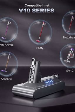 Classic - Batterij / Accu geschikt voor Dyson V10, 25,2Volt, 2500mAh, 63Wh — thumbnail 2