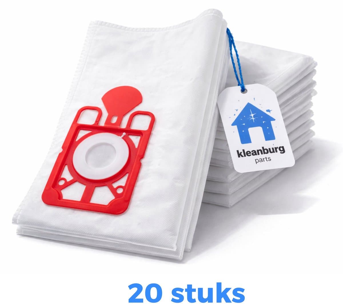 Kleanburg® - Stofzuigerzakken - Geschikt voor Numatic - Henry - Hetty - NVM 1CH - 20 stuks — afbeelding 1