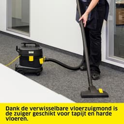 Professionele Stofzuiger - Droogzuiger HEPA - Hygiënisch Reinigen - Gemaakt met gerecycled materiaal - 11 Liter Tank - Antraciet — thumbnail 2