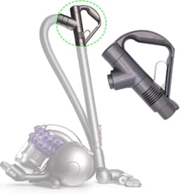 Geschikt voor Vervangende handgreep voor Dyson stofzuigers, handgreep voor Dyson DC19 DC23 DC26 DC29 DC32 DC36 DC37, reserveonderdeel voor handgreep, stofzuigeronderdelen, accessoires voor stofzuigers — thumbnail 4
