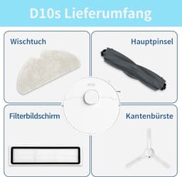 JGS Premium - Vervangende accessoireset voor draadloze stofzuiger - Hoofdborstel, filters, zijborstels, mopdoeken & meer — thumbnail 5