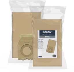 SQOON® Stofzuigerzakken 10 Stuks Geschikt voor Philips Oslo - Vervangt Model HR6938 - Papier - Voor Optimale Stofopname — thumbnail 3