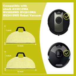 Geschikt voor shark RV2410WD RV2610WD RV2610WA veegmachine robotsleepmat 3 stuks — thumbnail 2