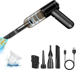 Lexium Kruimeldief snoerloos – Kruimeldief met steel – Nat&Droog – Handstofzuiger – Extreme zuigkracht – Kruimeldief snoerloos – Kruimelzuiger – Jouw ultieme schoonmaakpartner – Kruimelzuiger – Autostofzuiger – Handstofzuiger - Draadloos — thumbnail 1