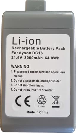 Accu voor Dyson DC16 Serie Li-ion 3000mAh/22.2V (Samsung cellen) — thumbnail 2