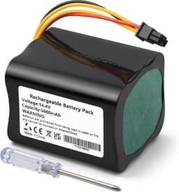 ANTIEE Batterij met 5600 mAh vervanging voor Vorwerk VR200 Vacuum Cleaner, draadloze stofzuiger Total Clean accu 14,4 V - ShopVlot — thumbnail 1