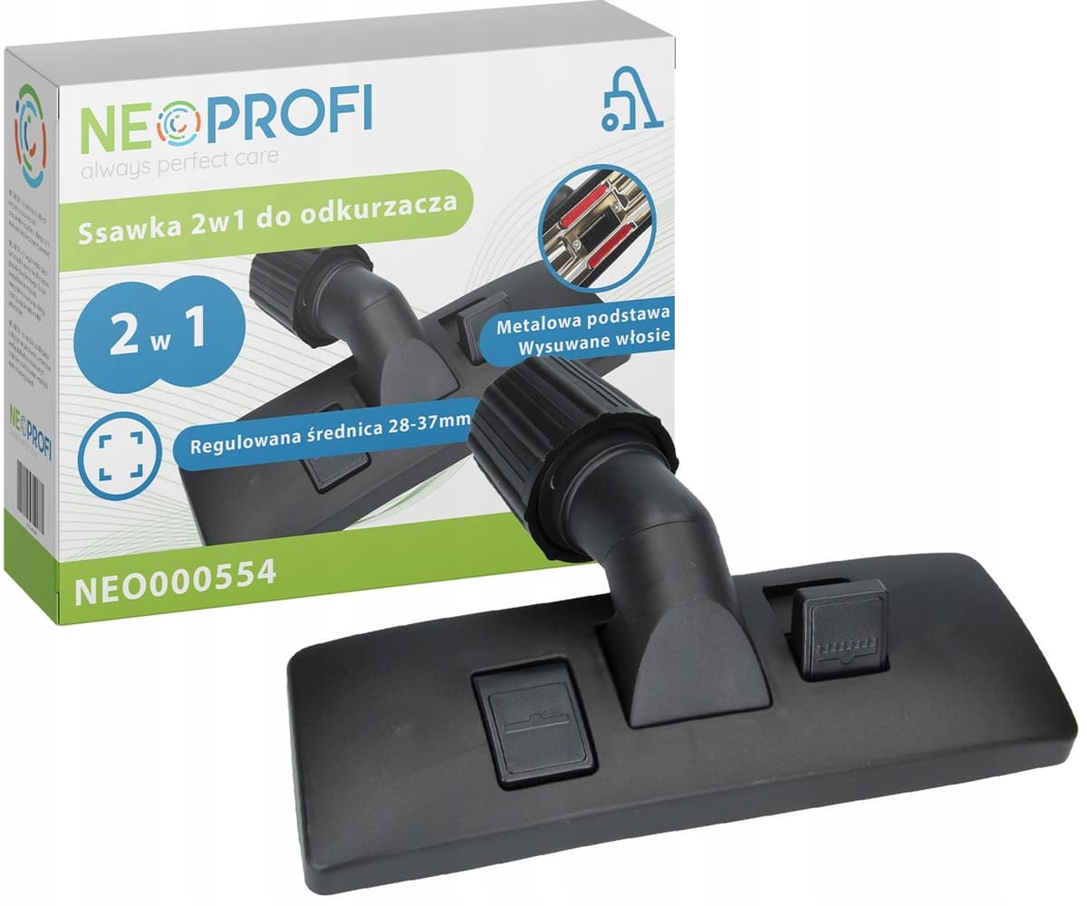 Universele Stofzuigerborstel 28-37mm - Combinatiezuigmond — afbeelding 1