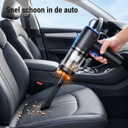 VHV - Autostofzuiger - 20000Pa - Borstelloze Motor - Draadloos - Zuigen en Blazen - USB Oplaadbaar - Handstofzuiger — thumbnail 2