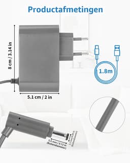 Oplader - 26,1 V - voor Dyson V8 V7 V6 — thumbnail 4