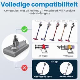 Stofzuigeraccu - 25,2 V - 3900 mAh - voor Dyson V11 — thumbnail 3