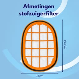 Knaak Stofzuigerfilters 2 Stuks - Geschikt voor Philips SpeedPro Max - Geschikt voor FC5005/01 en CP0663/01 - Filterset — thumbnail 5