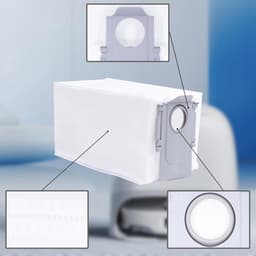 Accessoires gescht voor Roborock Qrevo S5V, Qrevo Curv, Qrevo Curv S5X, Qrevo Edge, Qrevo Edge S5A reserveonderdelenset, 1 hoofdborstels, 4 HEPA-filters, 4 reinigingsdoeken, 4 stofzakken, 4 — thumbnail 2