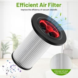 2 stuks Geschikt voor bosch Hepa Filter - Geschikt voor Gen2 8-serie - met borstel - Geschikt voor 12036642,12023349 - voor slechte geuren en tegen fijnstof — thumbnail 3