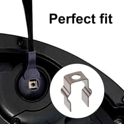 EGoods - Metalen montageclip voor stofzuigerrobots - Compatibel met diverse modellen - Vervangende zijborstel - Set van 3 — thumbnail 3