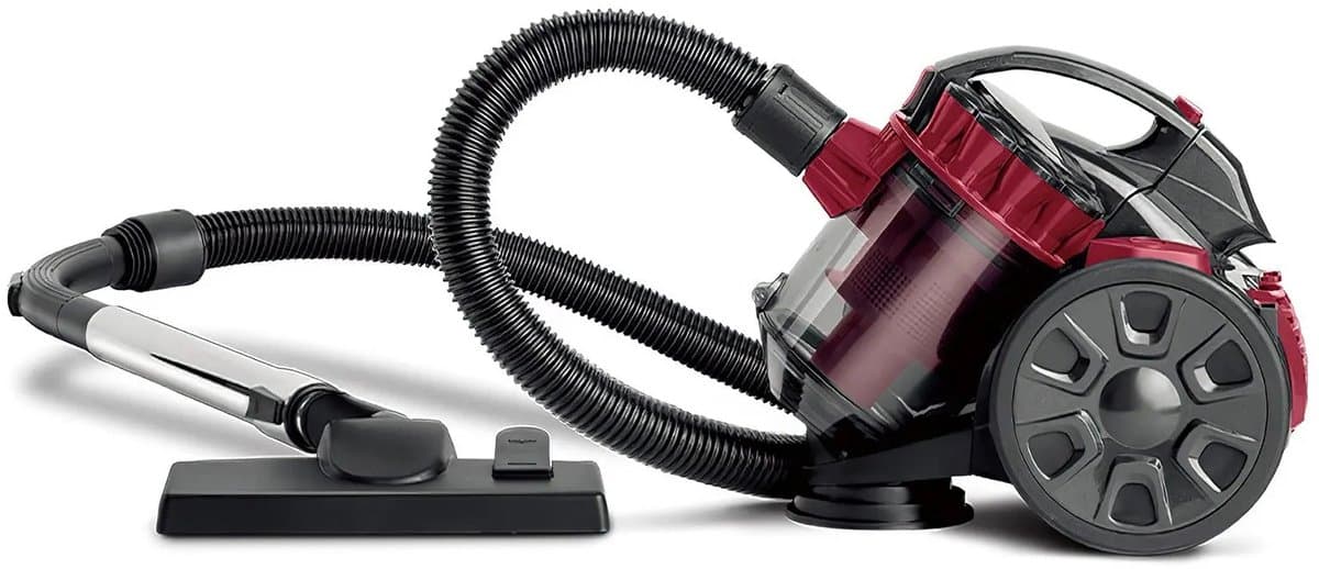 Aafinity Stofzuiger - Stofzuiger zonder zak - 2600 W - Stofopvangbeker van 1.5 Liter - Met snoer tot 5 meter - Rood met zwart — afbeelding 1