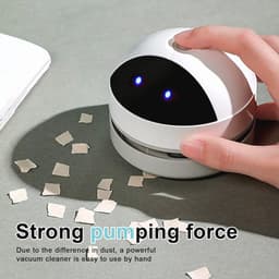 Draadloze Mini Tafelstofzuiger - USB Oplaadbaar, Draagbaar & Hoog Zuigvermogen — thumbnail 3