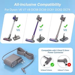 Model:DYS-26.1V-0.78A Oplader Geschikt voor Dyson V6 V7 V8 - Vervangende Oplader Geschikt voor Dyson - Universeel - Battery Charger - Stofzuigeradapter - Voor Dyson Steelstofzuigers — thumbnail 5