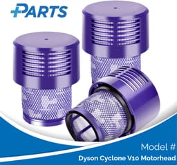 Dyson Cyclone V10 Motorhead Filters (3 Stuks, Plus.Parts® alternatief voor 969082-01) — thumbnail 1