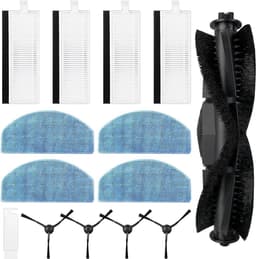 Cosensi - Accessoireset voor Robotstofzuiger - Reserveonderdelen - 1 Rolborstel - 4 Filters - 4 Dweilpads - 4 Zijborstels - 1 Schone borstel — thumbnail 1